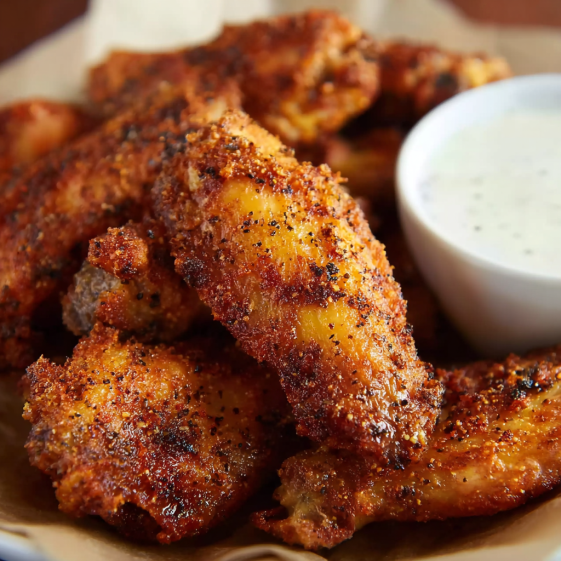 Old Bay Chicken Wings.