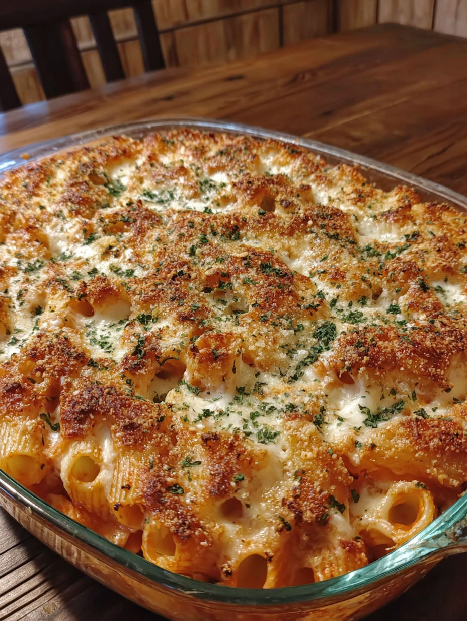 A dish of food with a golden crust.