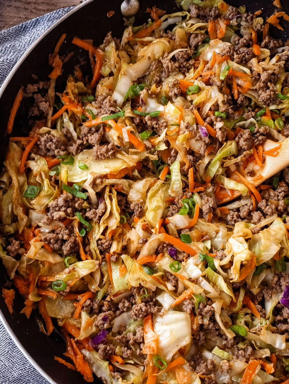 A bowl of food with a variety of vegetables and meat.