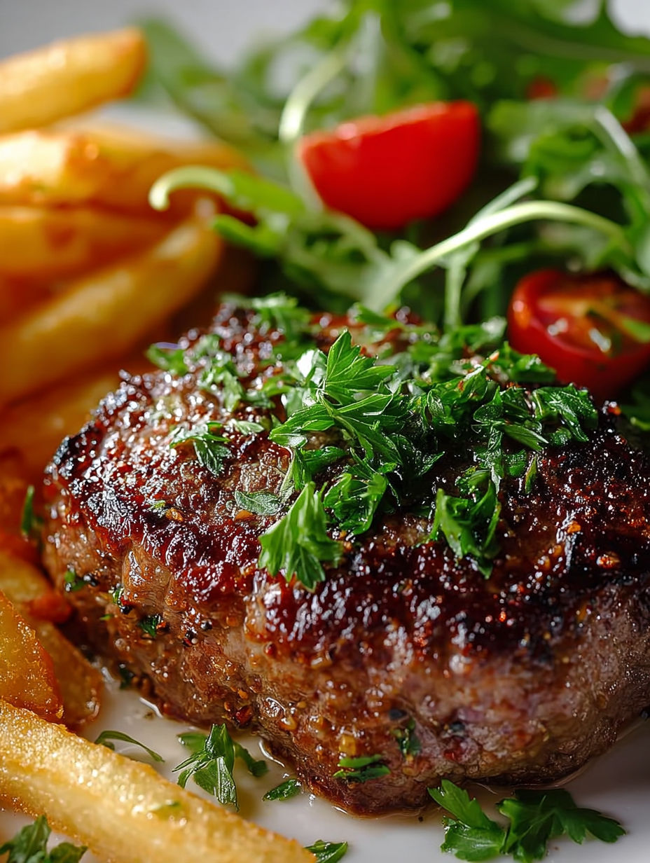 A delicious and healthy steak hache pokey salad.