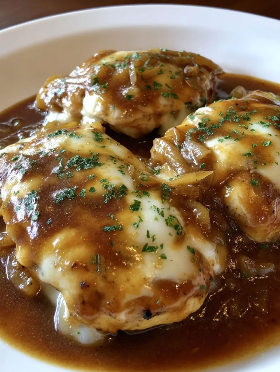 French onion chicken gravy.