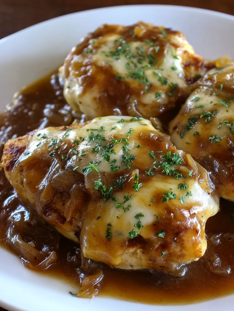 French onion chicken gravy.