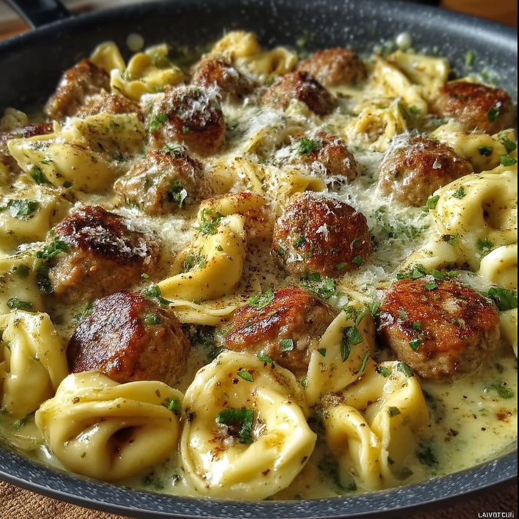 A close up of a delicious one pot meal.