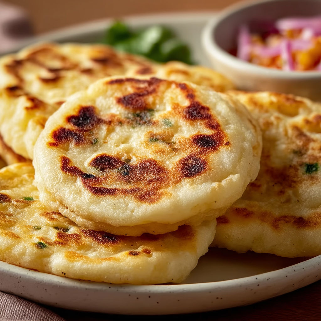 A plate of food with a bowl of salsa.