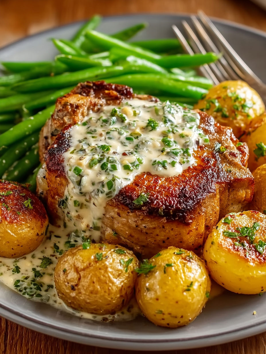 A plate of food with meat and potatoes.