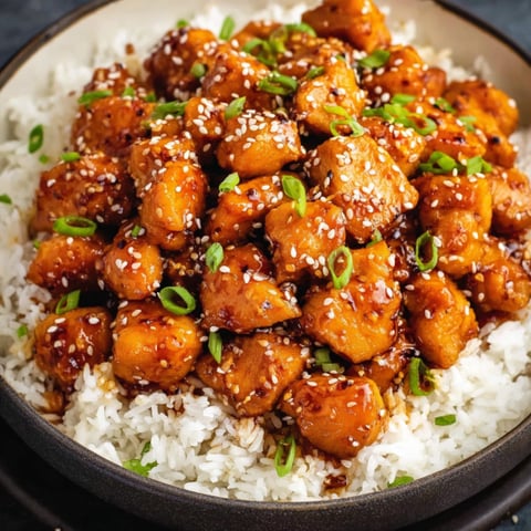 A bowl of rice with chicken on top.