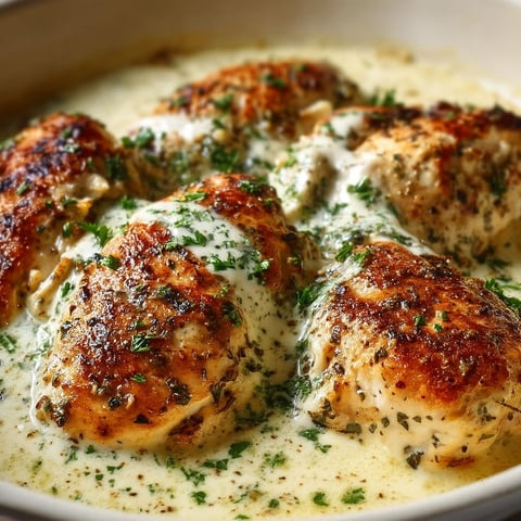 A bowl of baked cream cheese chicken.
