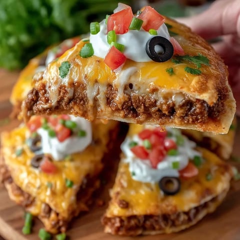 A slice of Mexican pizza with tomatoes and olives.