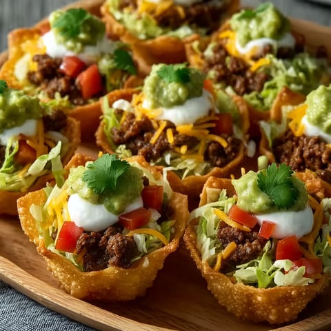A plate of taco bites with lettuce, tomatoes, and cheese.